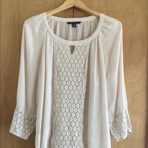 NWOT Zac & Rachel Blouse Beige XL